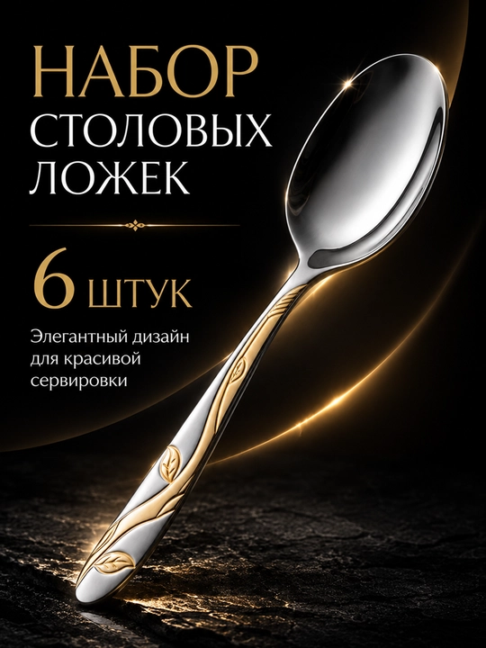 Choy qoshiqlari to'plami 6 dona - 