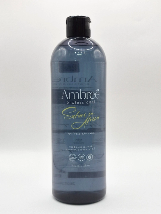 Ambree Professional "Safari in Africa" dush uchun parfyumeriya spa geli, retinolli, 750 ml - 