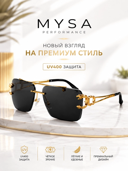 Premium quyoshdan saqlovchi ko‘zoynaklar hashamat • uslub • har bir nigohda ishonch - 