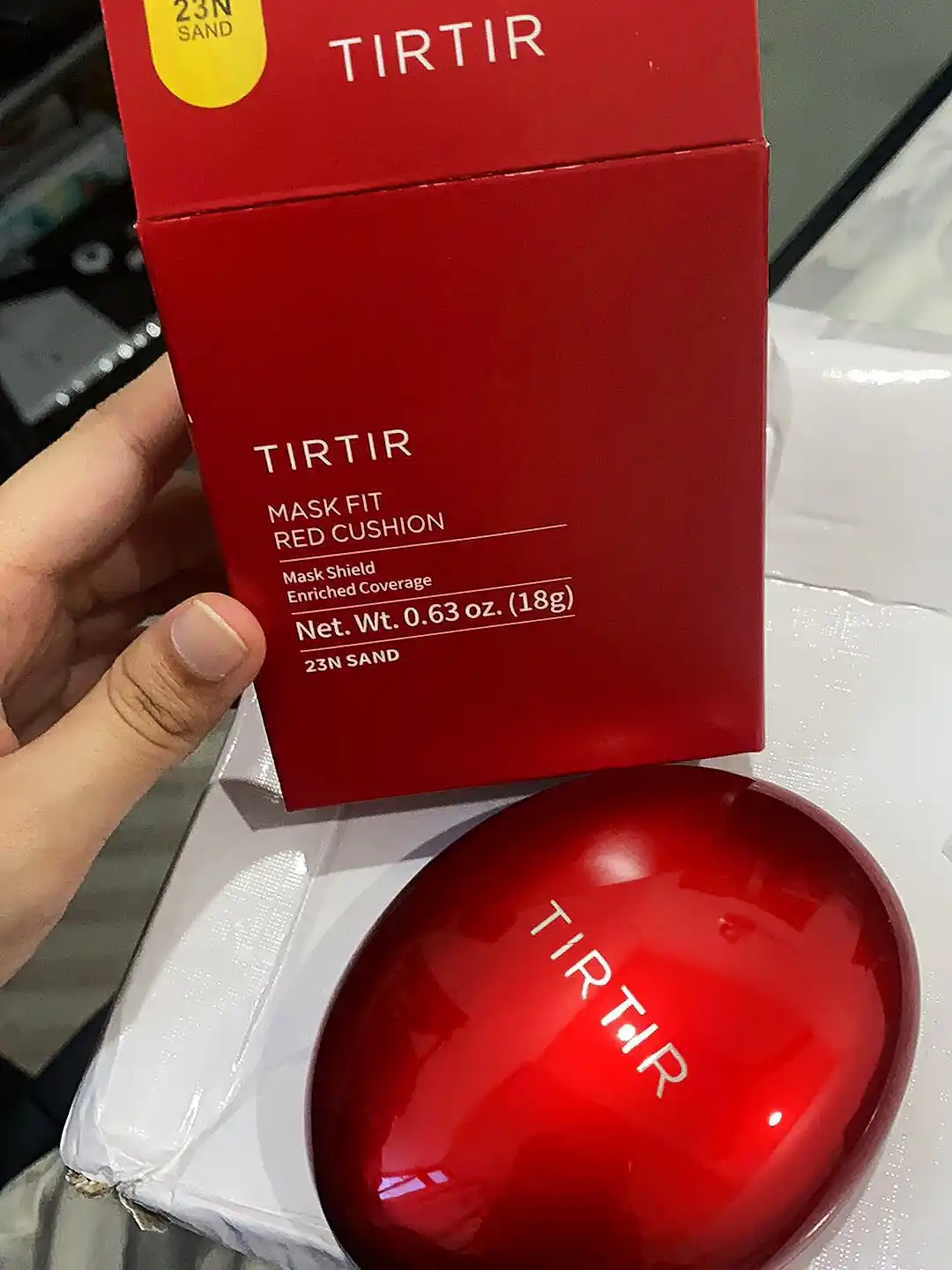 TIRTIR Mask Fit Red Cushion SPF40 PA++ полуматовый стойкий кушон