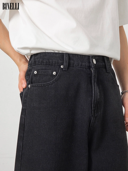 Keng baggi jinsi ETHER, erkaklar va ayollar va o‘smirlar uchun, S-XL o‘lchamlari