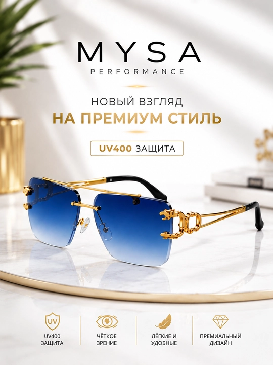 Premium quyoshdan saqlovchi ko‘zoynaklar hashamat • uslub • har bir nigohda ishonch - 