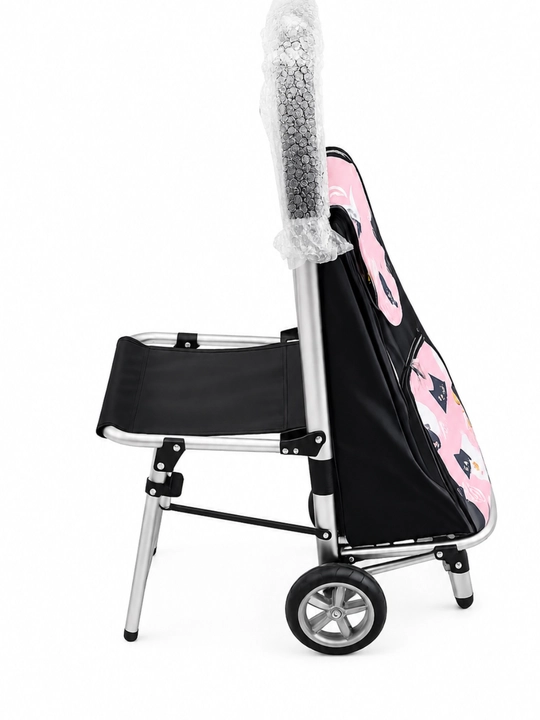 Arava sumka, shopper sumka, g'ildirakli sumka, bozor sumkasi, katta sumka, 30 kg yuk uchun