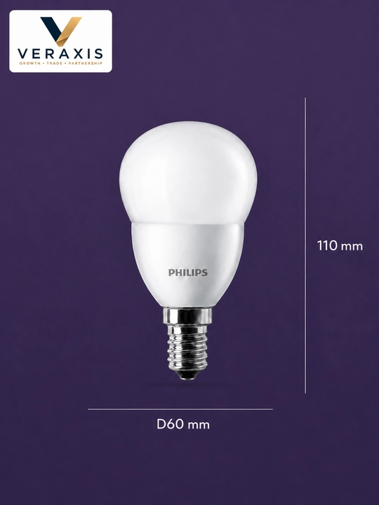 Lampa светодиодная LED E14, шар 5Вт 60Вт 4000К/6500К, лампочка А+