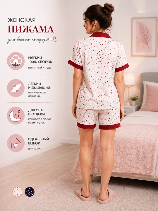 Pijama shortik bilan, Maula