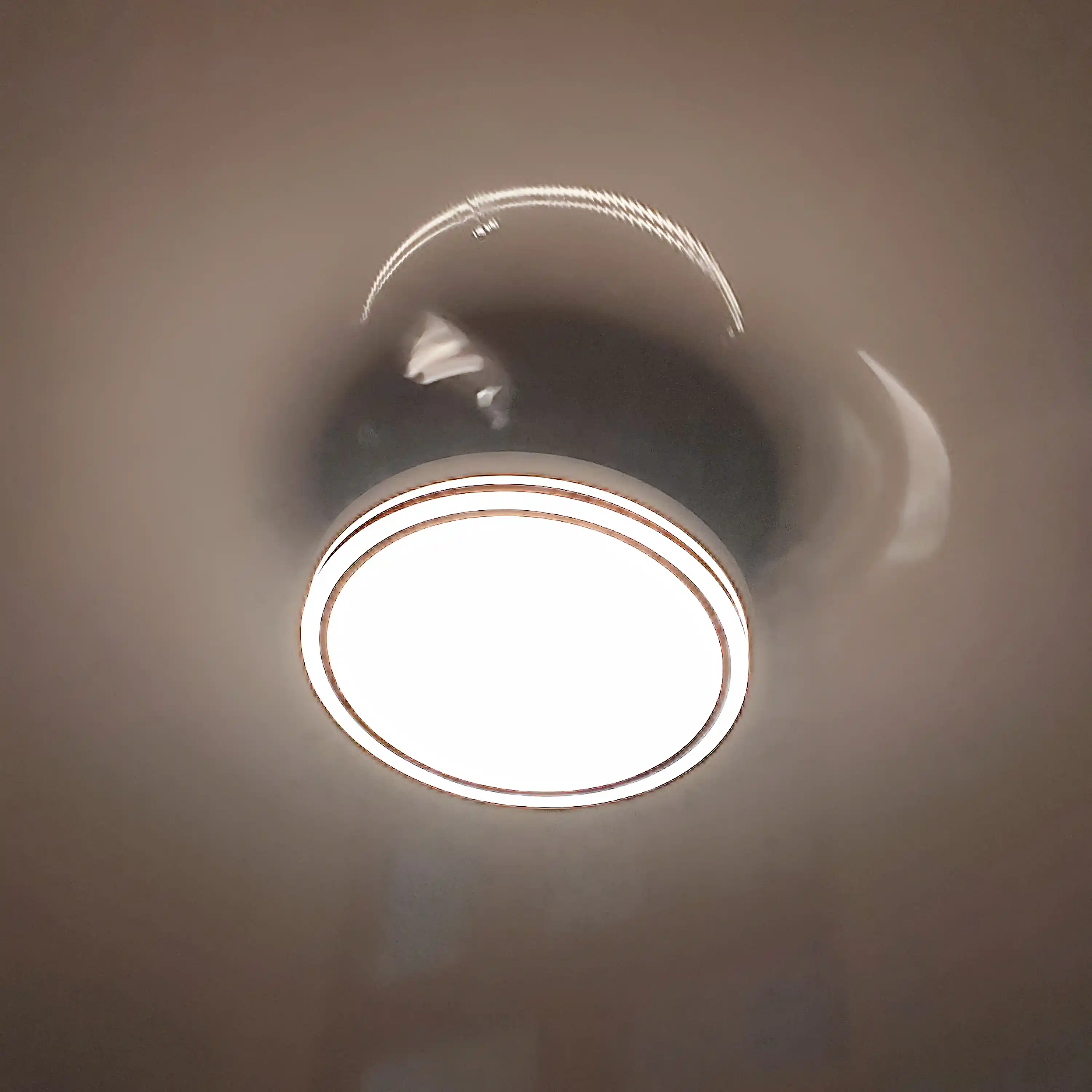 Ventilyatorli LED lyustra va qandil, shiftga osma, 3 xil yorug‘lik, 6 tezlik ventilyator