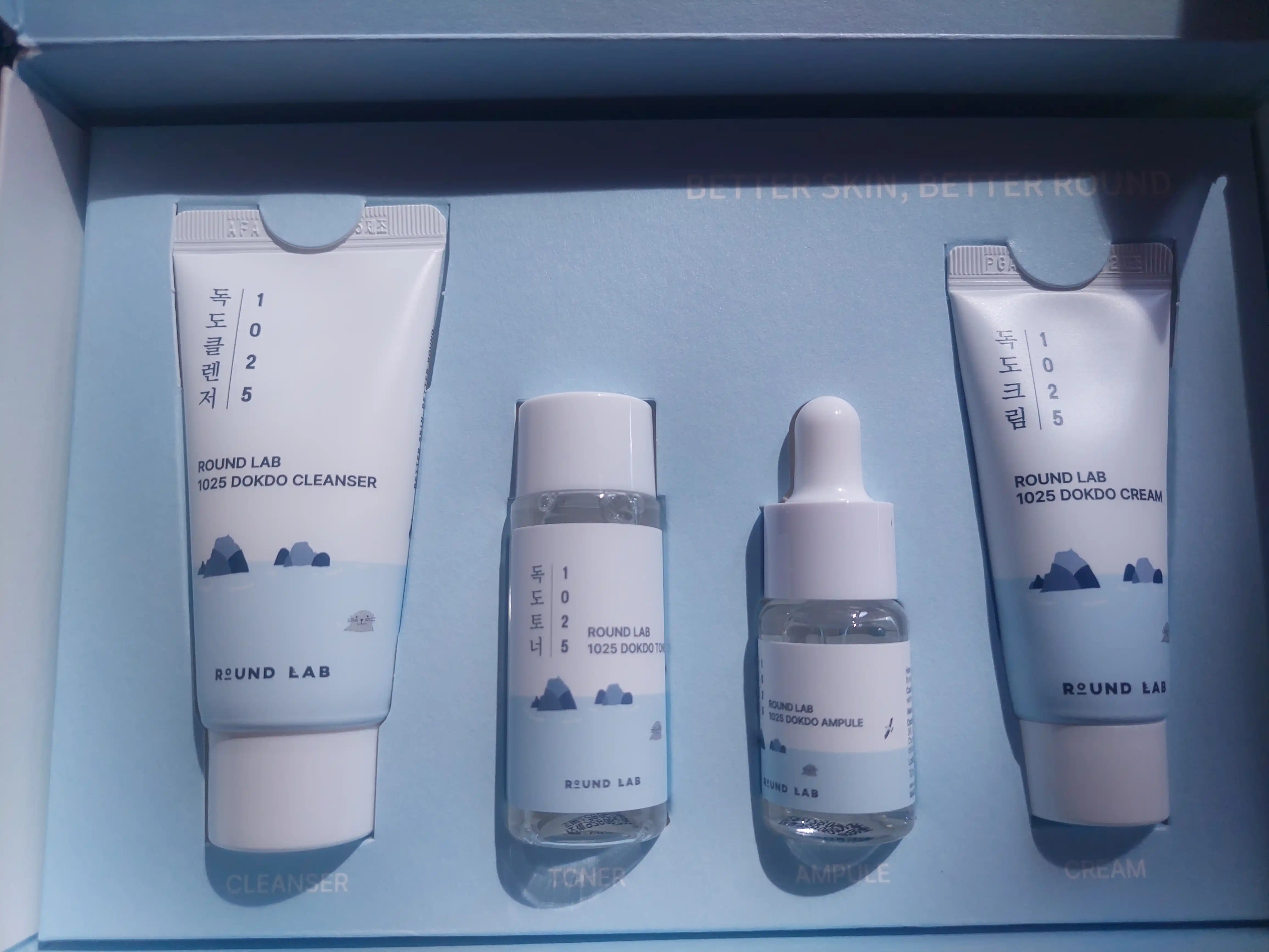 Набор уходовых средств, с морской водой Round Lab 1025 Dokdo Trial Kit