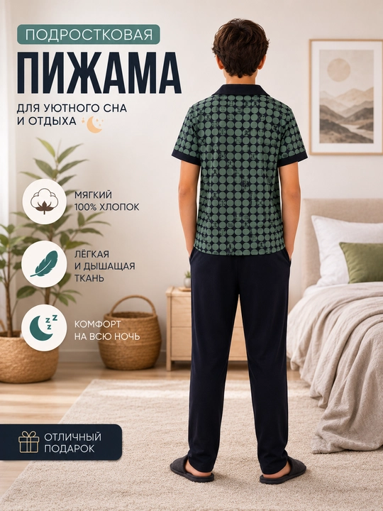 Детский комплект, рубашка и брюки, Maula