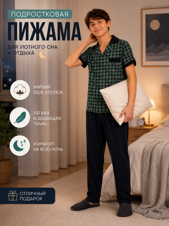 Детский комплект, рубашка и брюки, Maula