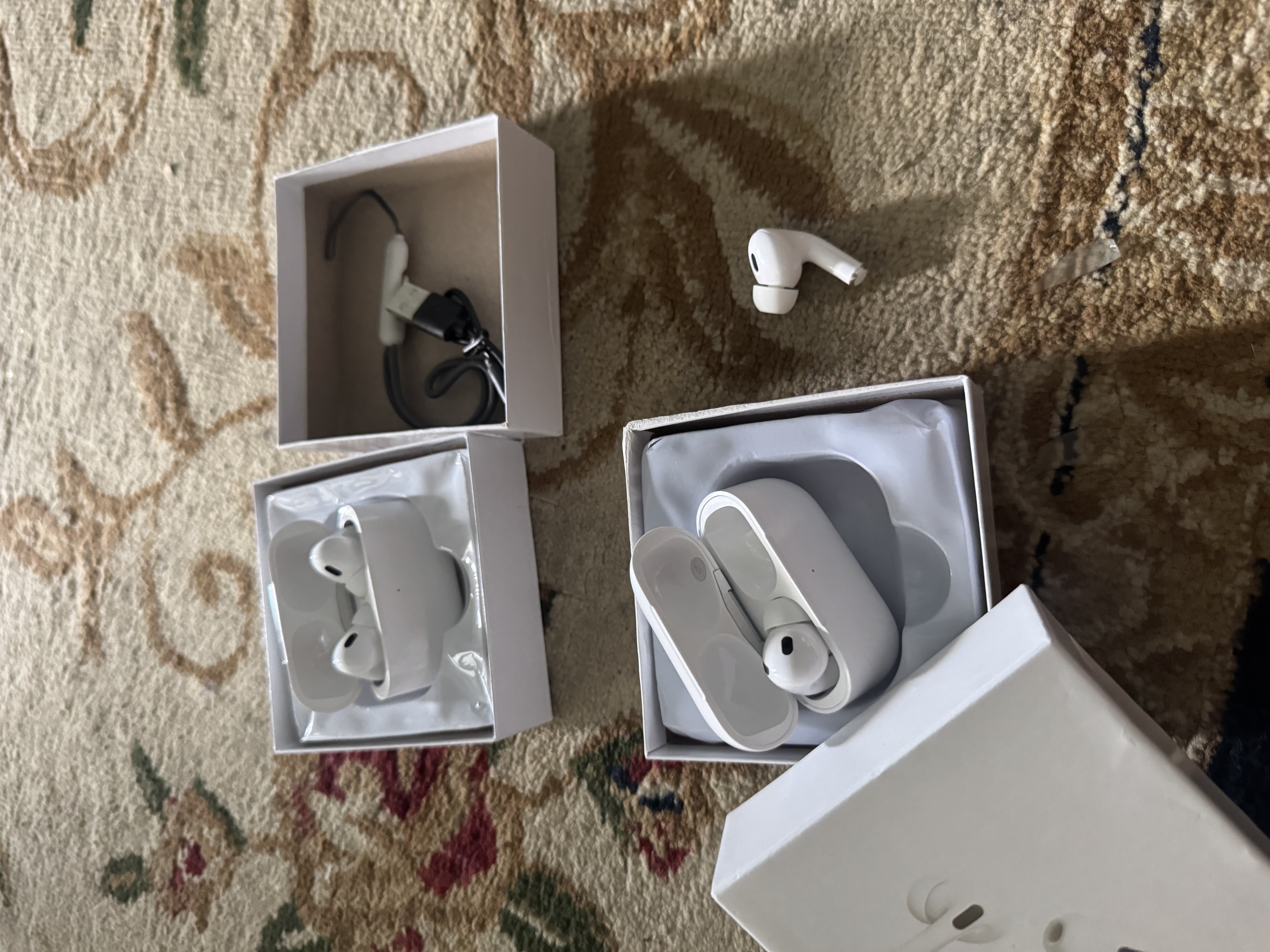 Simsiz quloqchinlar Pods Pro 2 sensorli, iPhone va Android uchun naushnik
