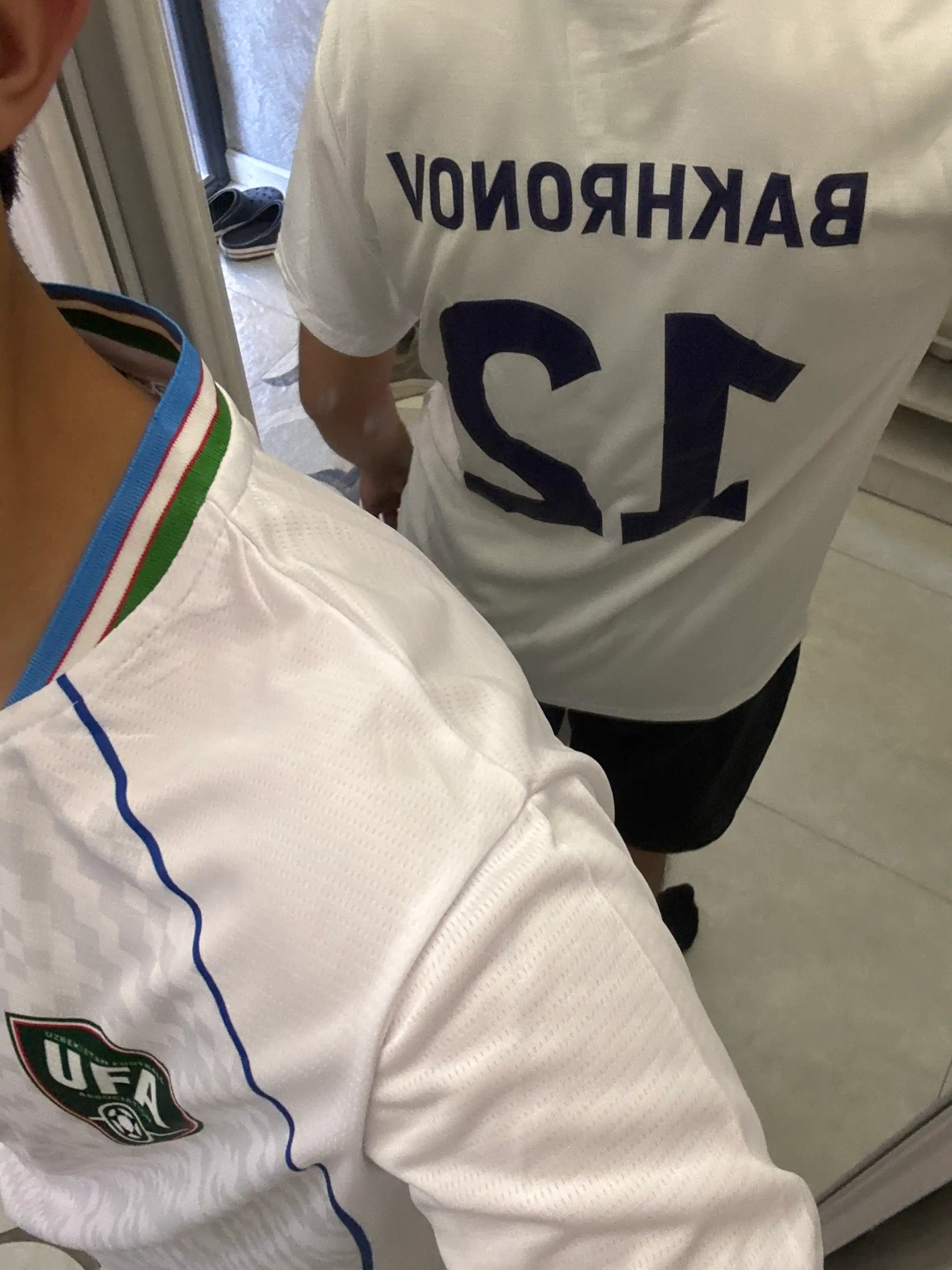 Футбольная форма сборной Узбекистана 2026 (UFA) – комплект футболка и шорты