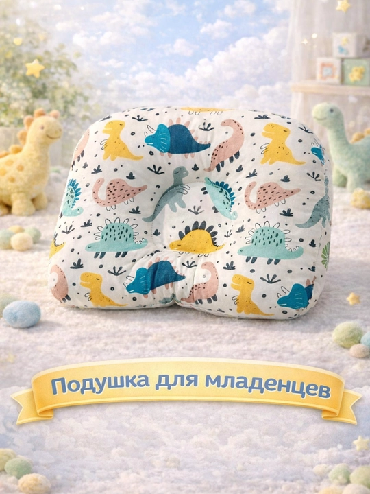 Детская подушка, для новорожденных, ортопедическая подушка, для младенцев, жесткая