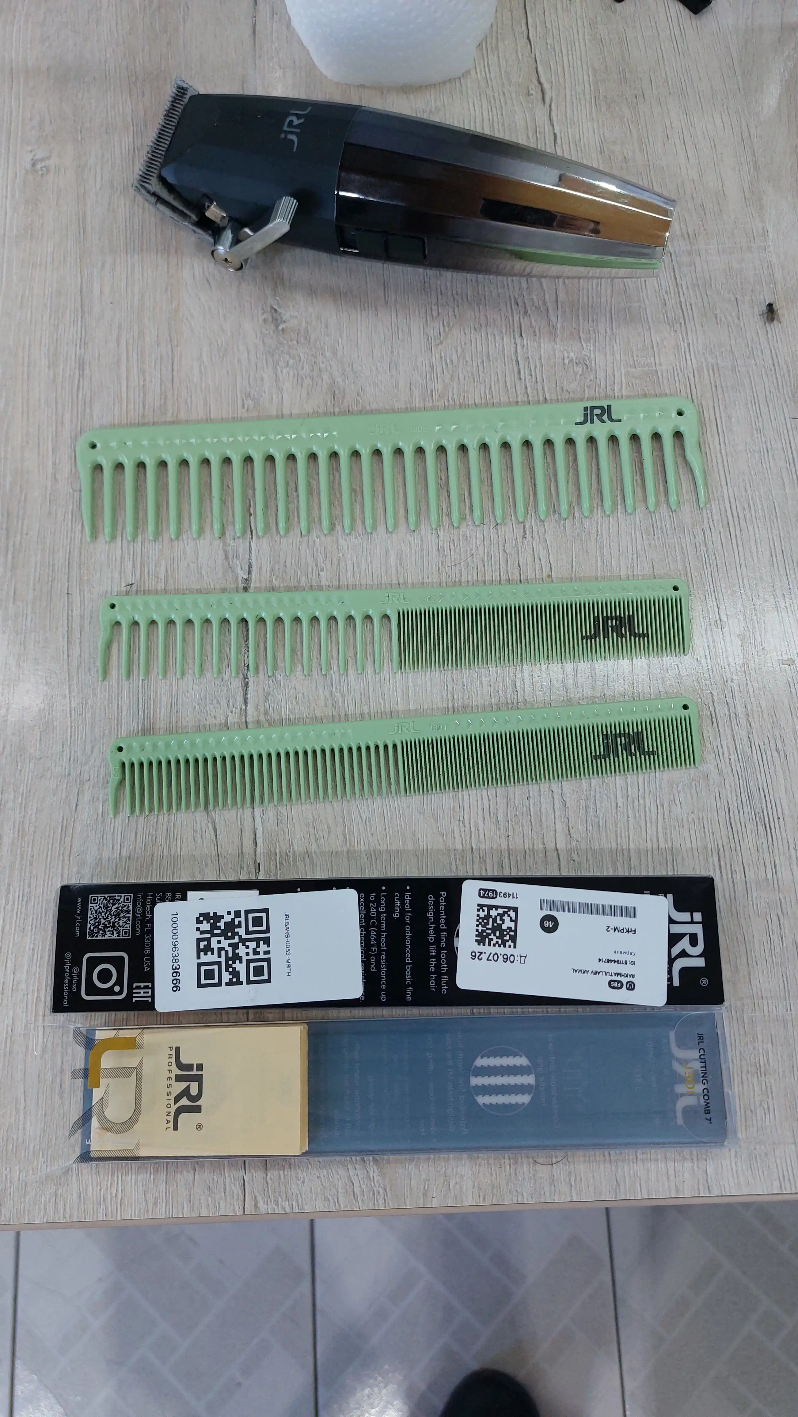 JRL Расческа cutting comb 7" J301