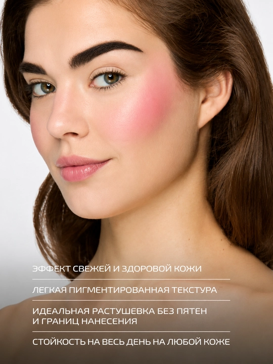 PMKL Cream Blush Long-Lasting Fluid 102 — стойкие кремовые румяна - 