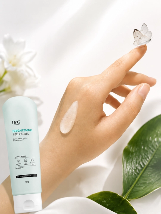 Dr.G Brightening Peeling Gel yuz uchun eksfoliatsiya qiluvchi piling geli, sezgir teriga