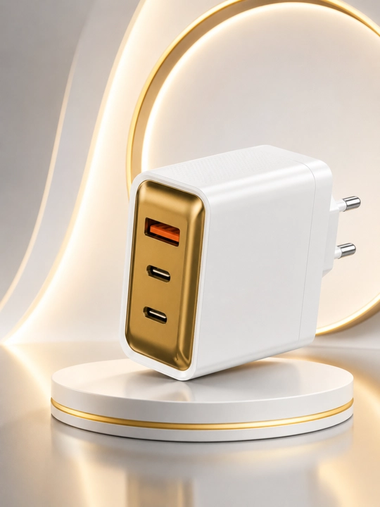 Сетевое зарядное устройство 65W GaN USB-C + USB-A