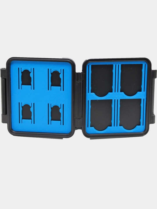 SD va MicroSD xotira kartalari uchun keys-xolder, fleshkalar uchun himoya g'ilofi - 