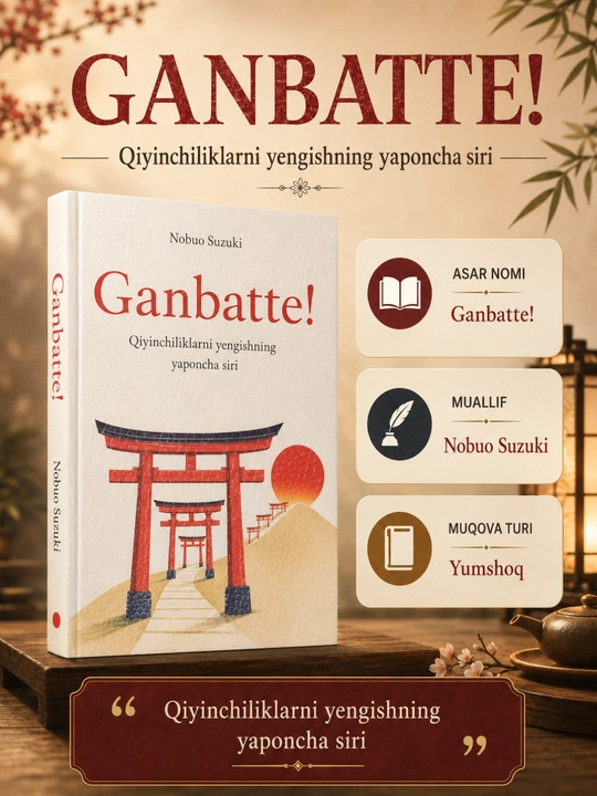 Ganbatte! Qiyinchiliklarni yengishning yaponcha siri — Nobuo Suzuki - 