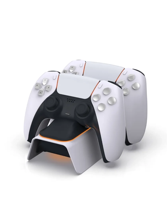 PS5 DualSense geympadlari uchun zaryadlash stansiyasi, 2 ta kontroller uchun