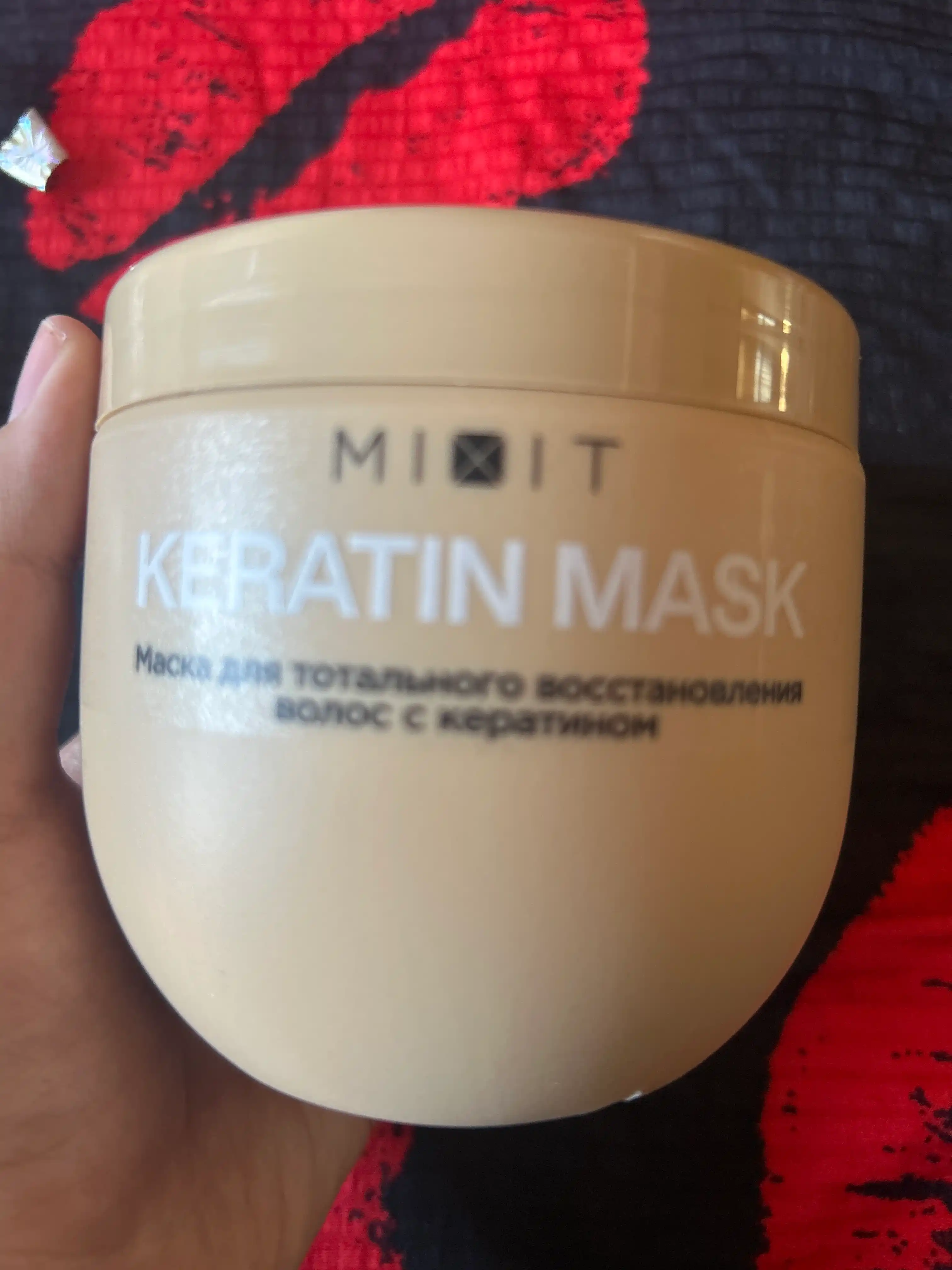 Keratinli tiklovchi soch niqobi, MIXIT "RE:START" Keratin Mask, 500 ml