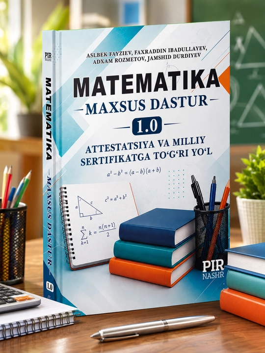 Книга «Математика. Maxsus Dastur 1.0», Аттестация и национальный сертификат - 