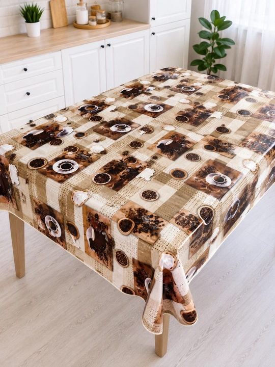 Klyonkali dasturxon, 100x135 sm, suv o‘tkazmaydigan stol yopqichi, oshxona