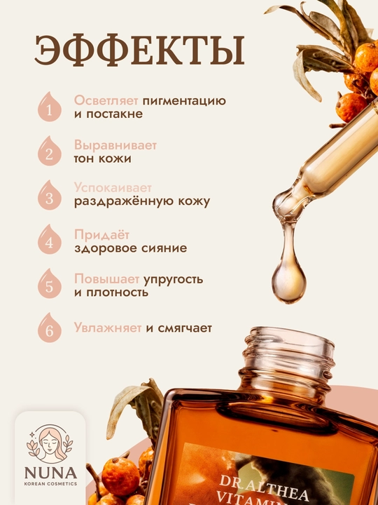 Сыворотка-бустинг для лица с витамином С Dr. Althea Vitamin C Boosting Serum, 63%, 30 мл