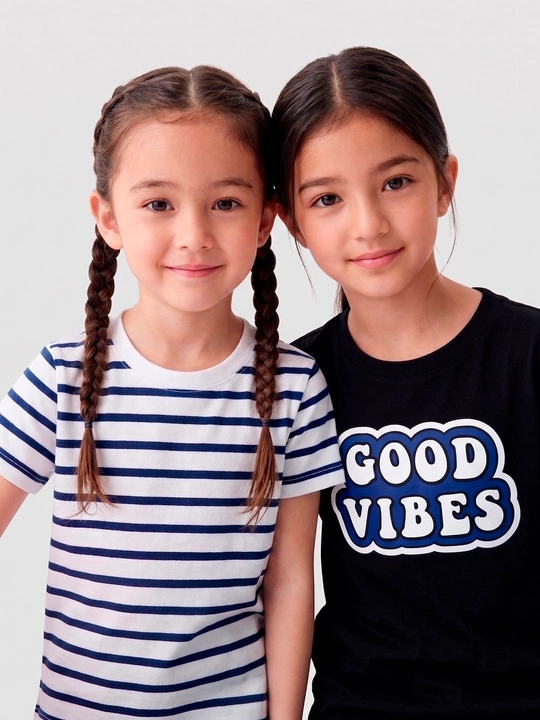 Футболки для девочек, 2 шт, 7-13 лет