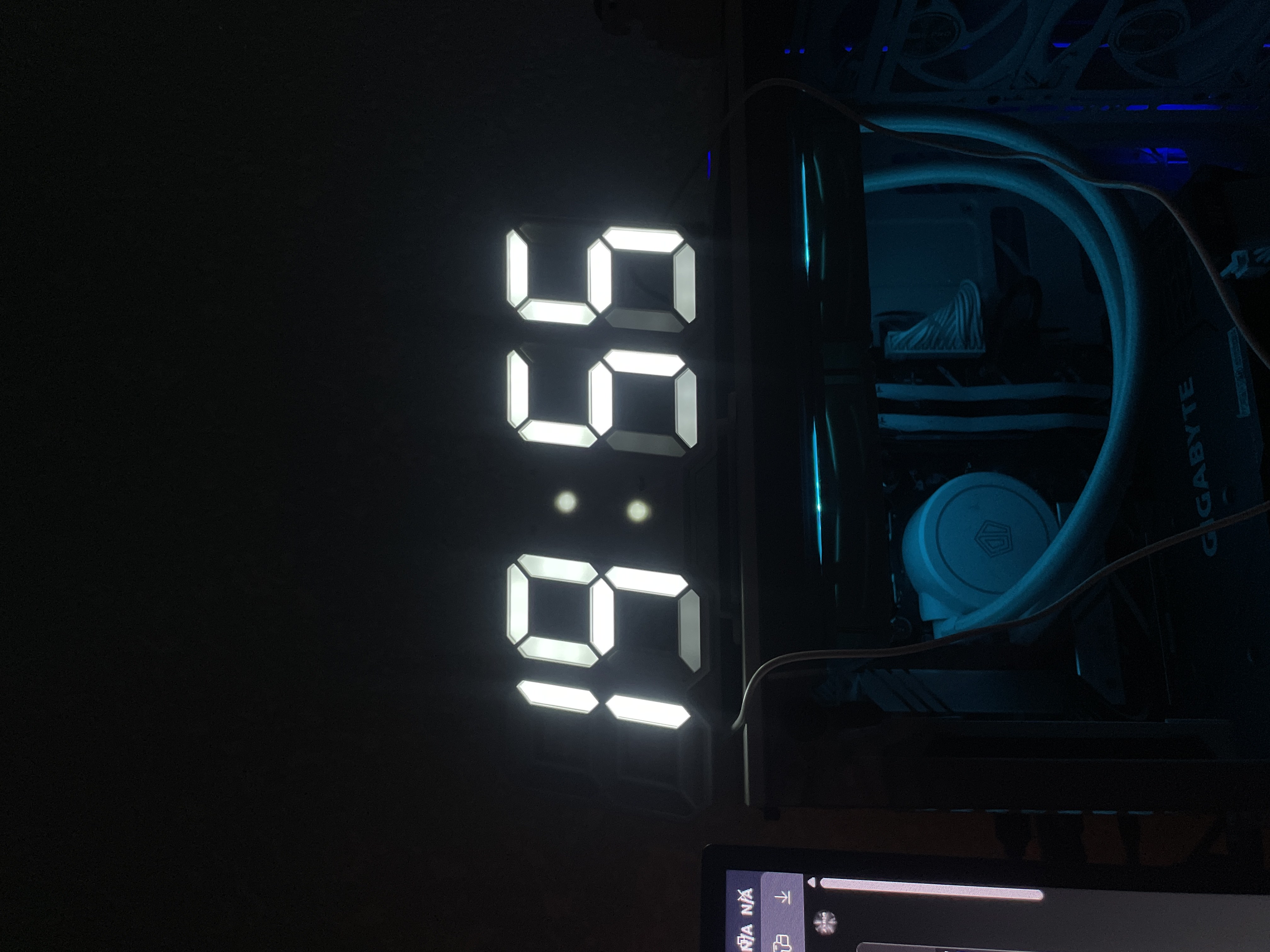 Elektron raqamli soat, budilnik, LED