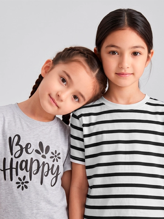 Футболки для девочек, 2 шт, 7-13 лет