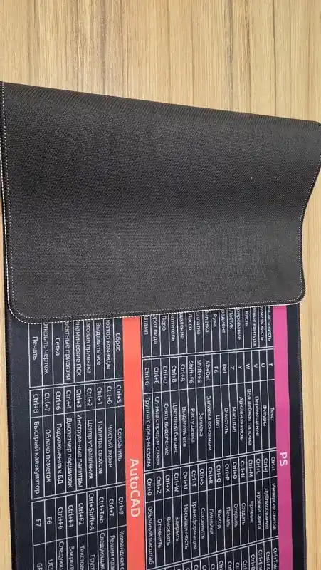 Katta sichqoncha gilami - XXL, dunyo xaritasi bilan, Nillmax, ko‘k minimalizm, 90×40 sm