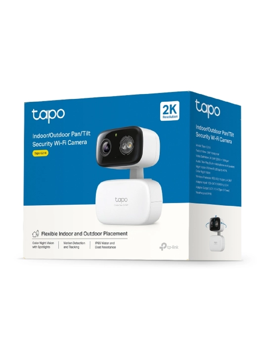 Wi-Fi камера Tapo C216, Поворотная 360°, 2K QHD 3MP