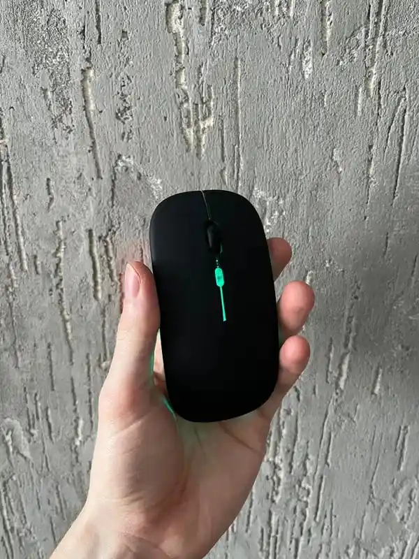 Kompyuter va noutbuk uchun shovqinsiz simsiz sichqoncha, RGB, Bluetooth