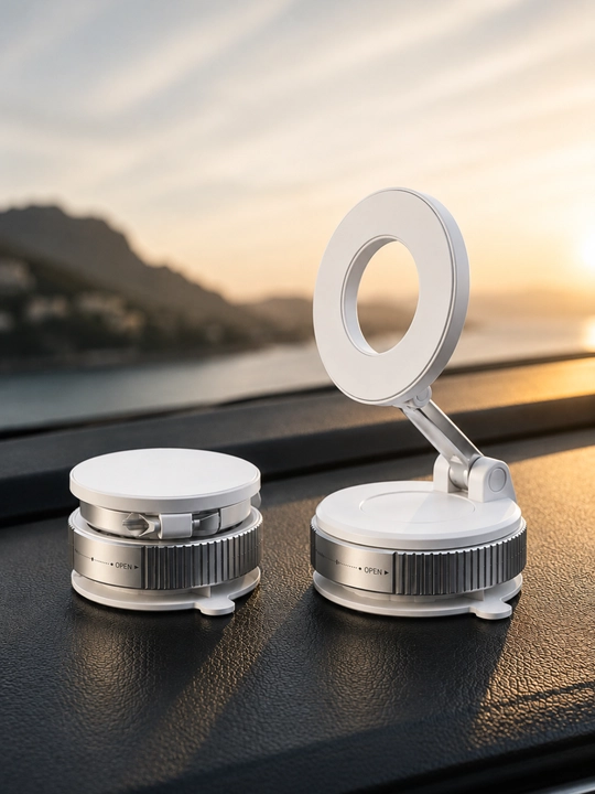 Telefon uchun 360° ga aylanadigan, buklanadigan magnitli avtomobil ushlagichi