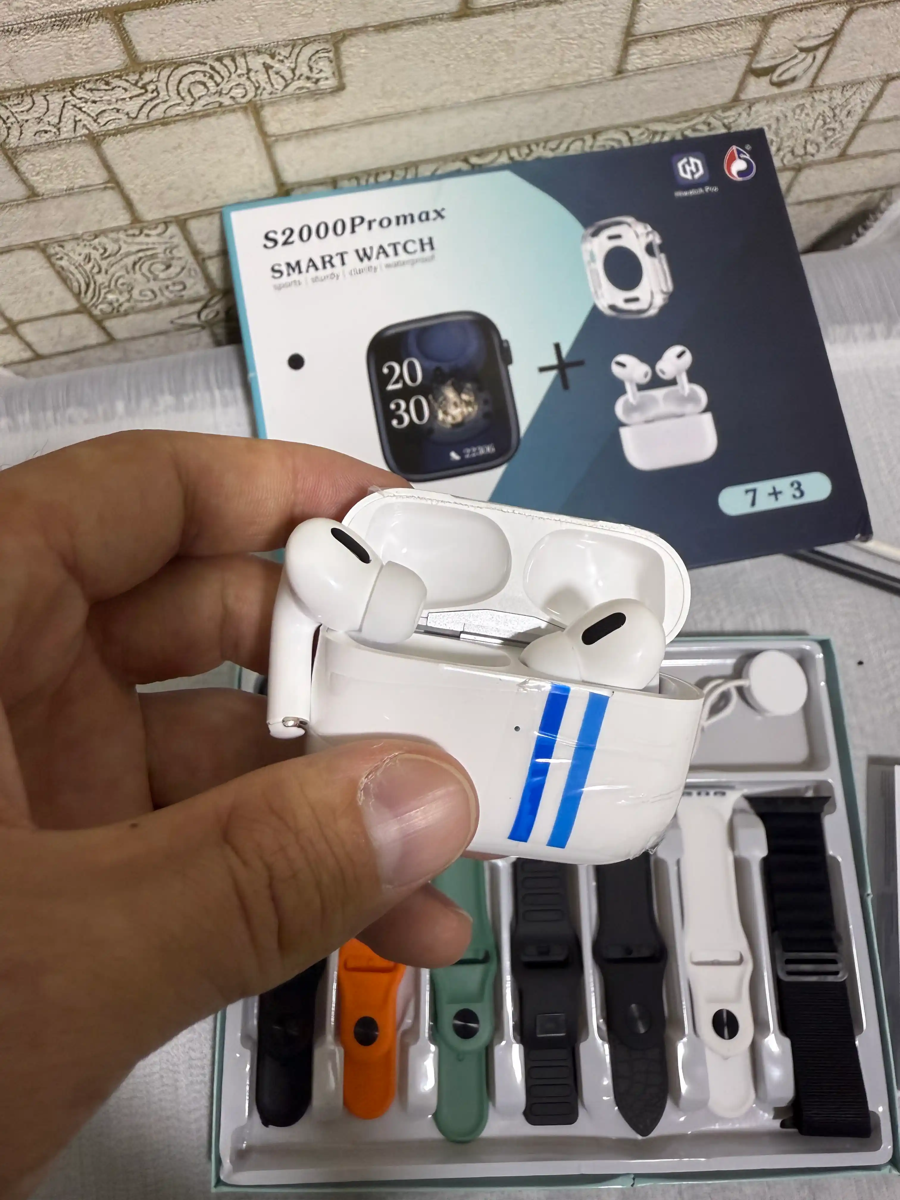 Smart watch S2000/ V11 Pro Max, Seres11 46mm, 10 ремешков, для повседневного использования