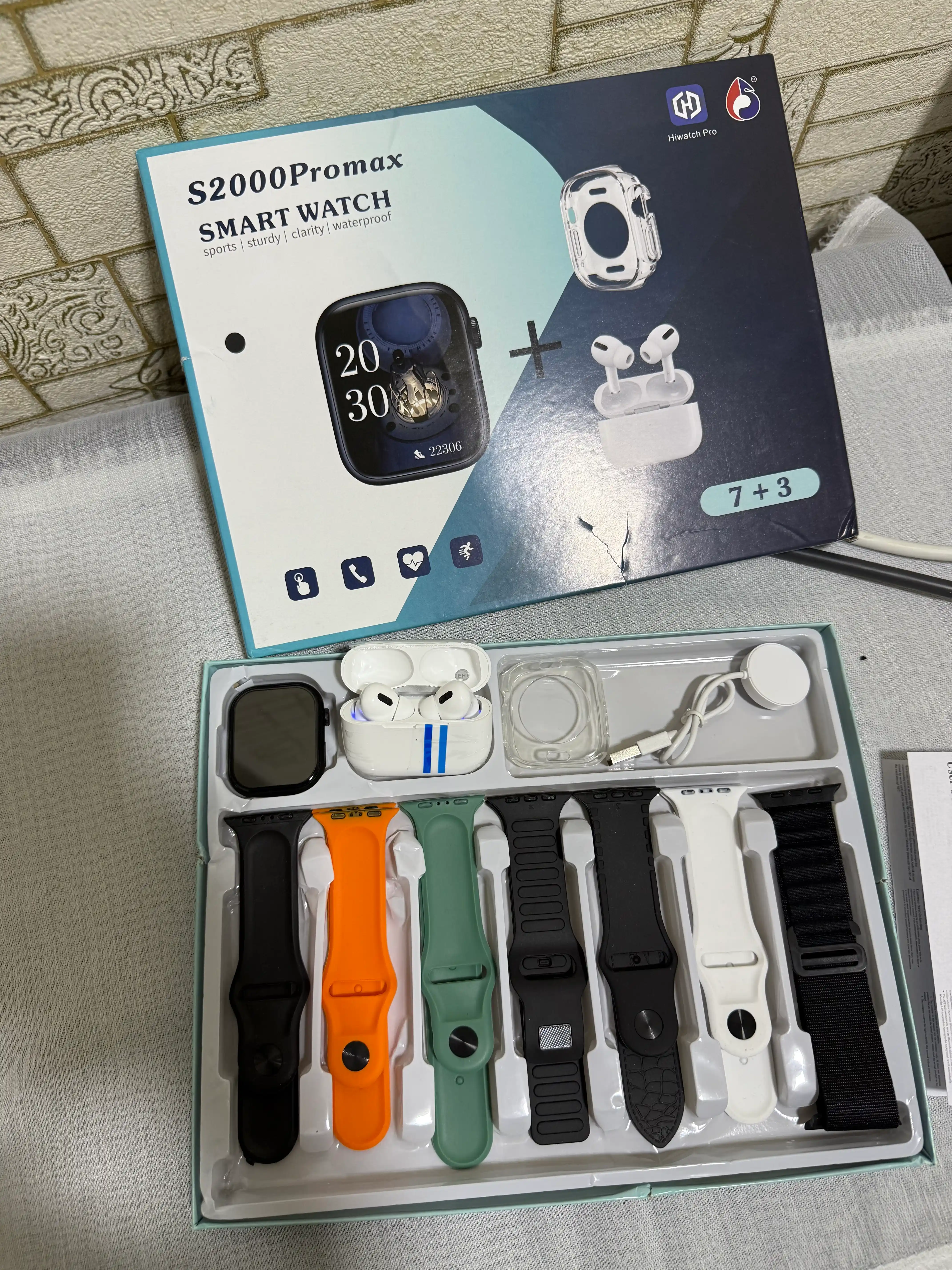 Smart watch S2000/ V11 Pro Max, Seres11 46mm, 10 ремешков, для повседневного использования
