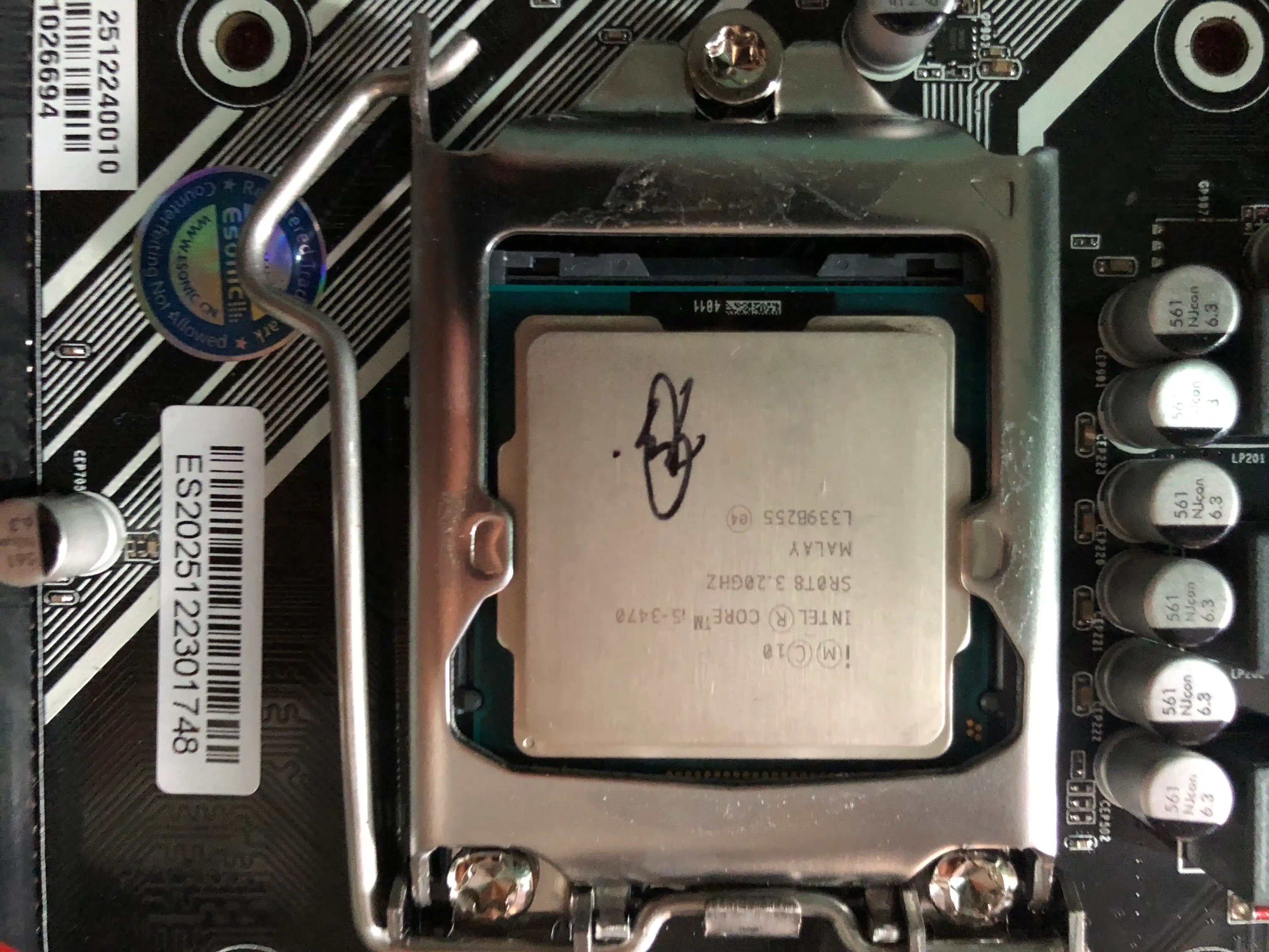 Intel Core i5 3570 3.8 GHz Turbo 4-ядра LGA1155 H61 процессор для настольного ПК OEM