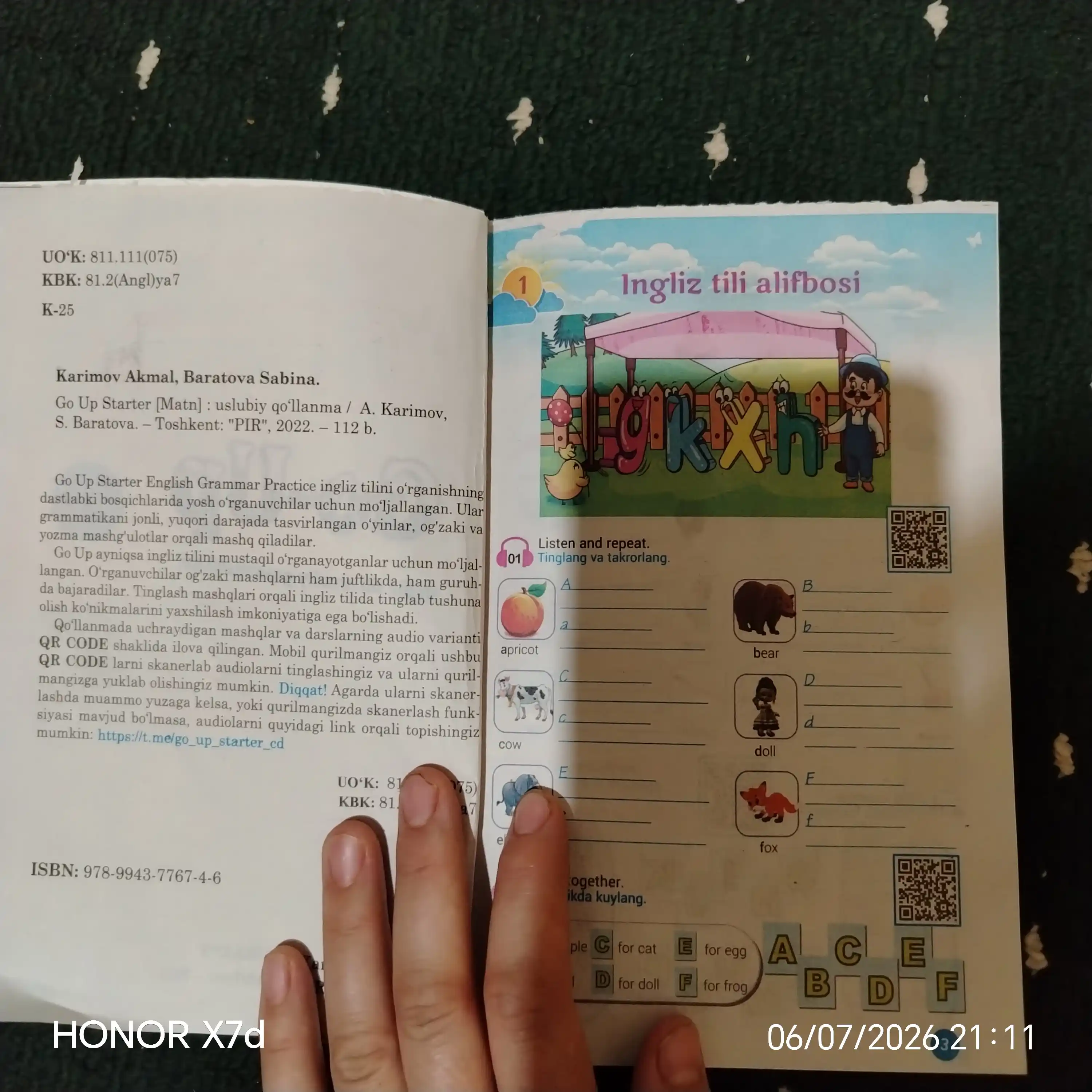 Книга-Go Up Starter 0 1,2, aнглийская грамматика, A5