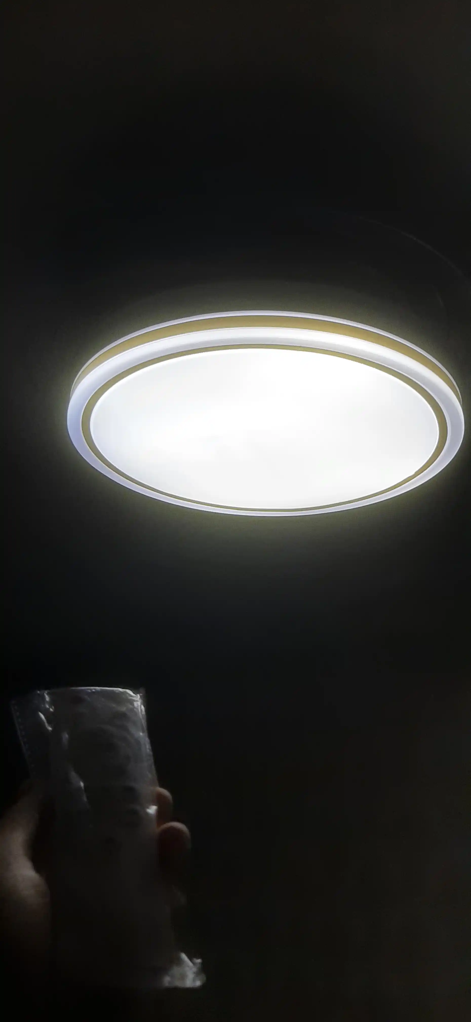 LED люстра с вентилятором с пультом 3 режима света, 4 скорости, современная для дома