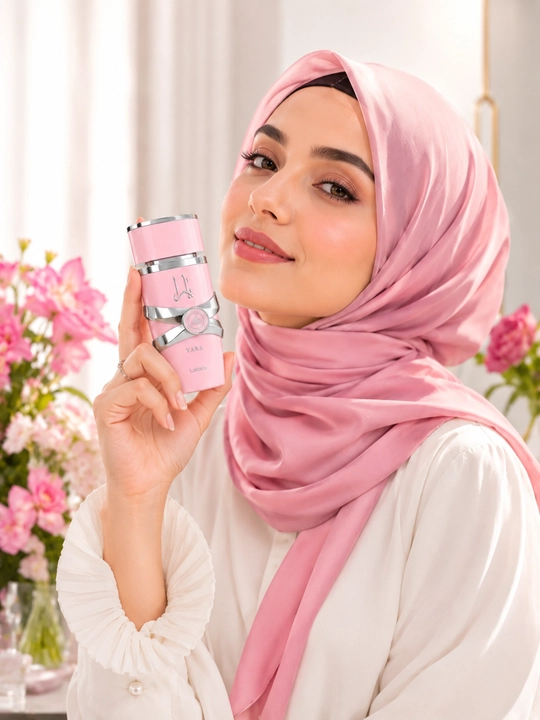 Lattafa Yara Eau de Parfum, 100 ml, ayollar uchun shirin gulli vanilli atir - 