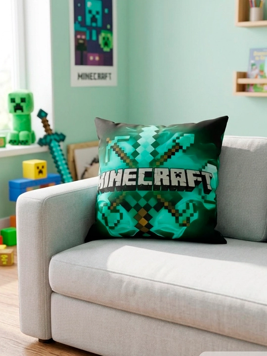 Minecraft dekorativ yostig‘i — o‘yin olamiga sho‘ng‘i!