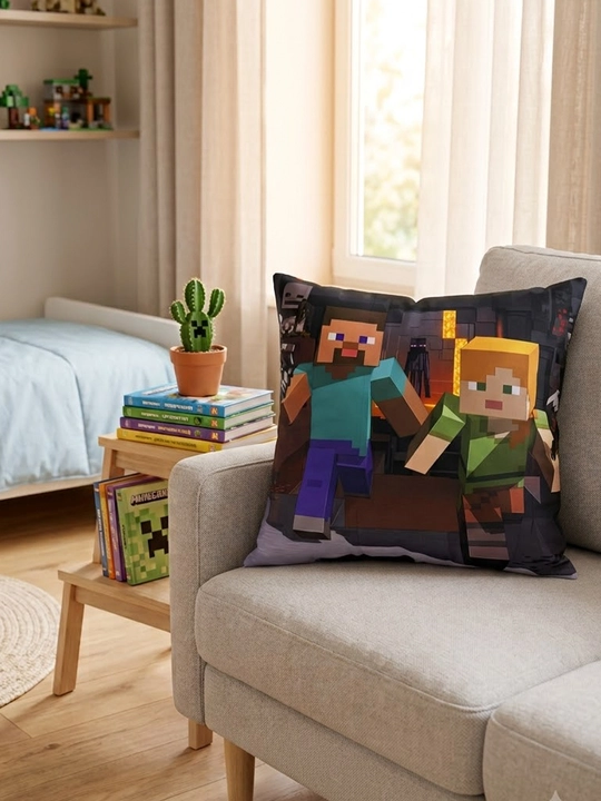 Minecraft dekorativ yostig‘i — o‘yin olamiga sho‘ng‘i!