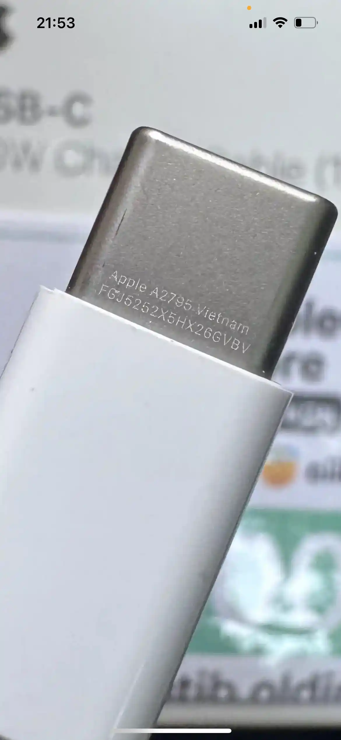 IPhone va Android uchun Type-C to Type-C zaryadlash kabeli,60W