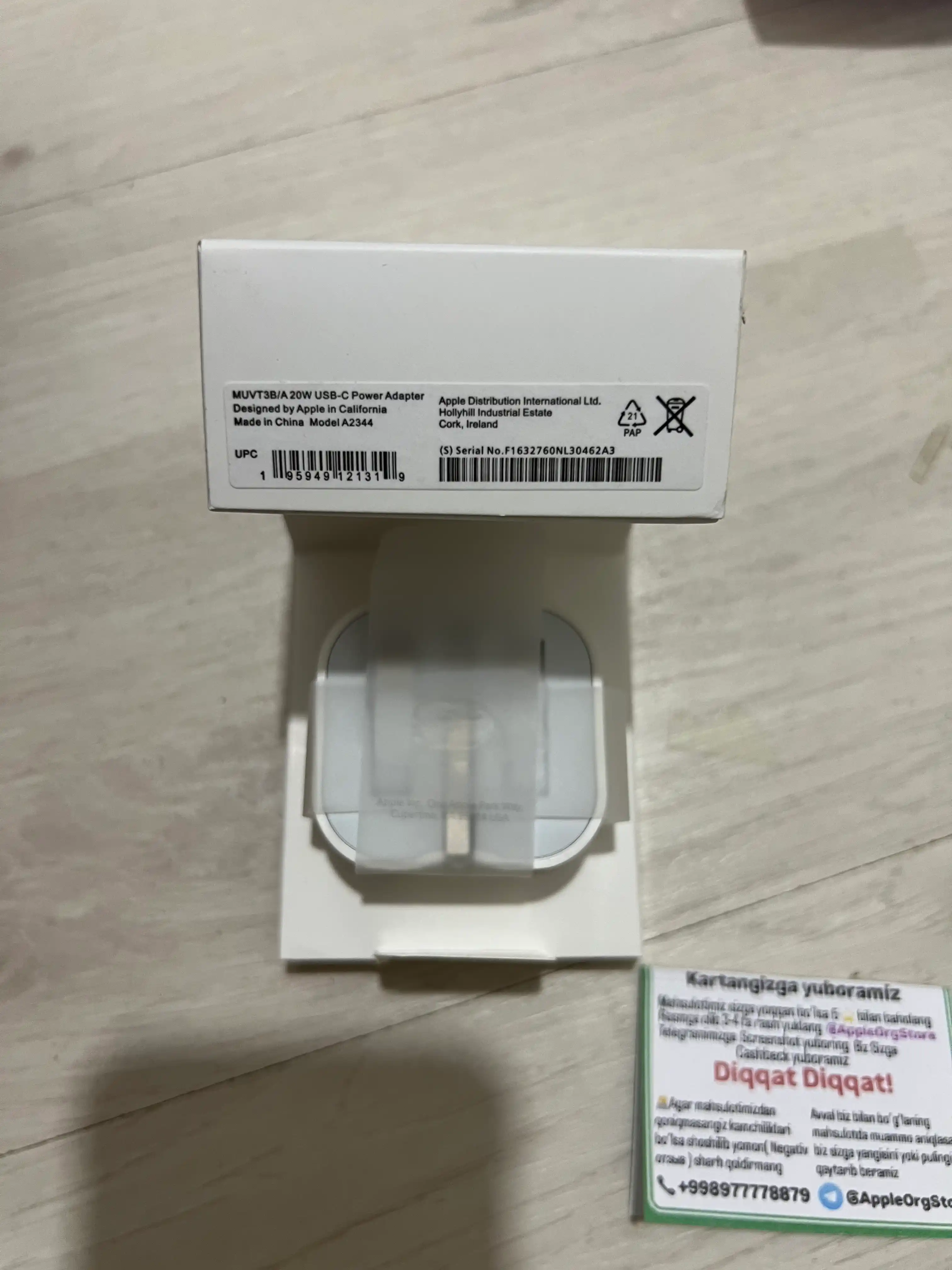 IPhone uchun 20W tezkor zaryadlovchi Adapter blok va perixodnik sovg'a 1 yil kafolat