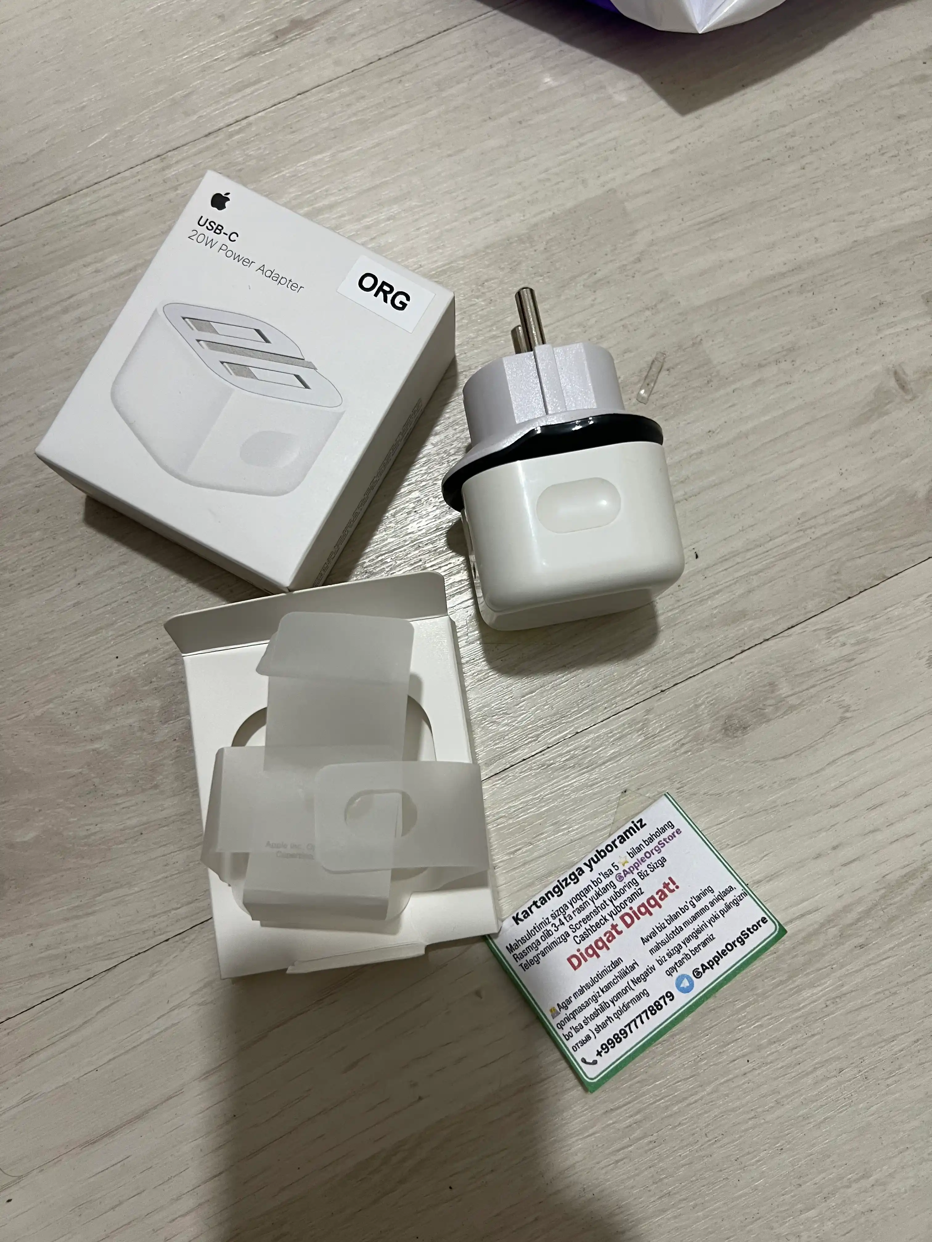 IPhone uchun 20W tezkor zaryadlovchi Adapter blok va perixodnik sovg'a 1 yil kafolat