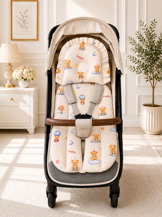 Мягкий матрасик для детской коляски Premium Baby Stroller Liner - 