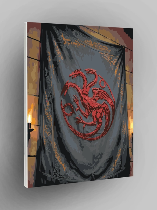 Raqamlar bo'yicha rasm chizish ARTERY "Seriallar", 40×50 sm