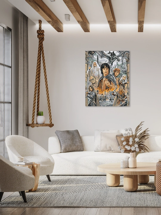 Raqamlar bo'yicha rasm chizish ARTERY "Seriallar", 40×50 sm