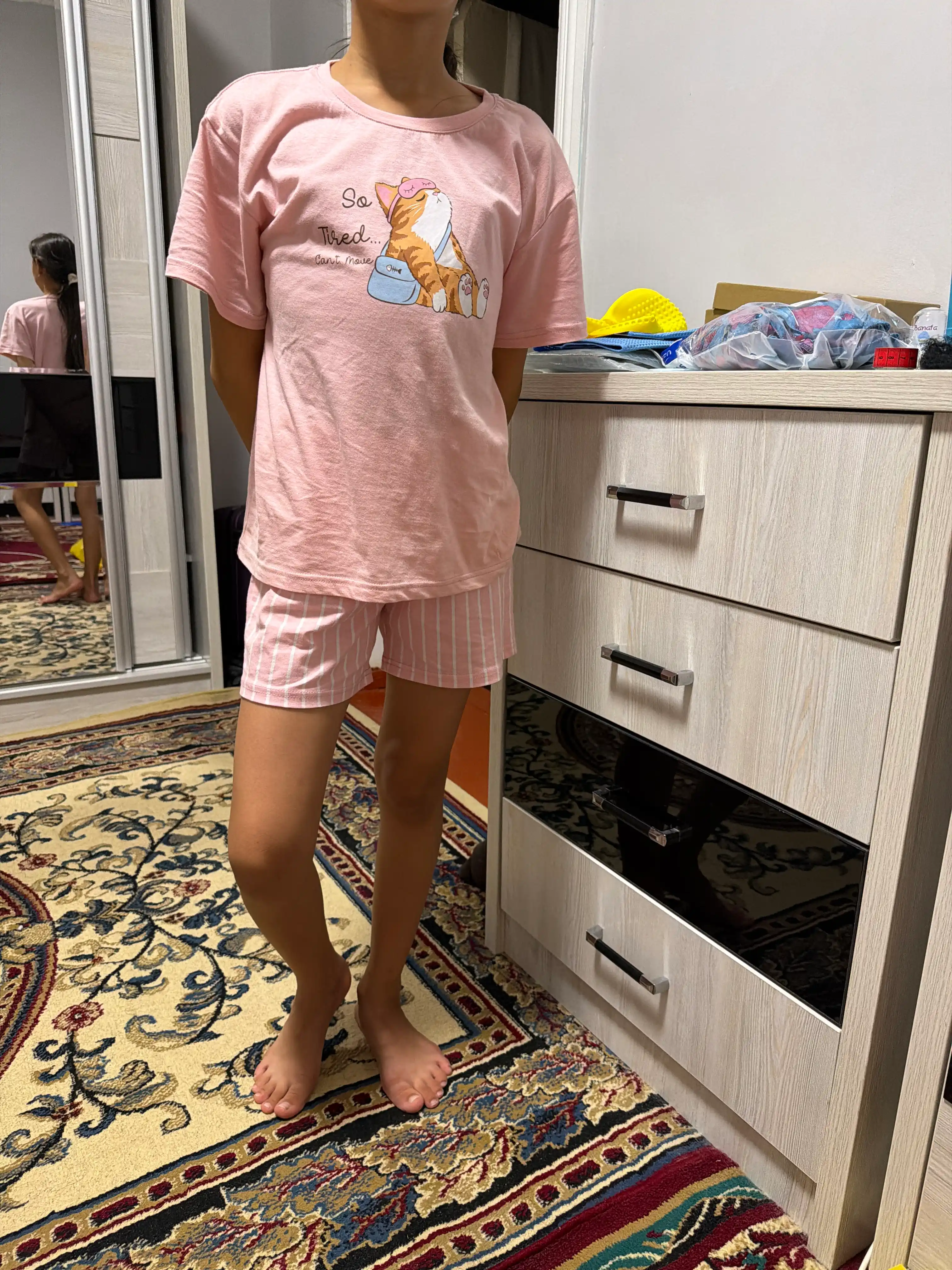 Qizlar uchun yumshoq va qulay pijama