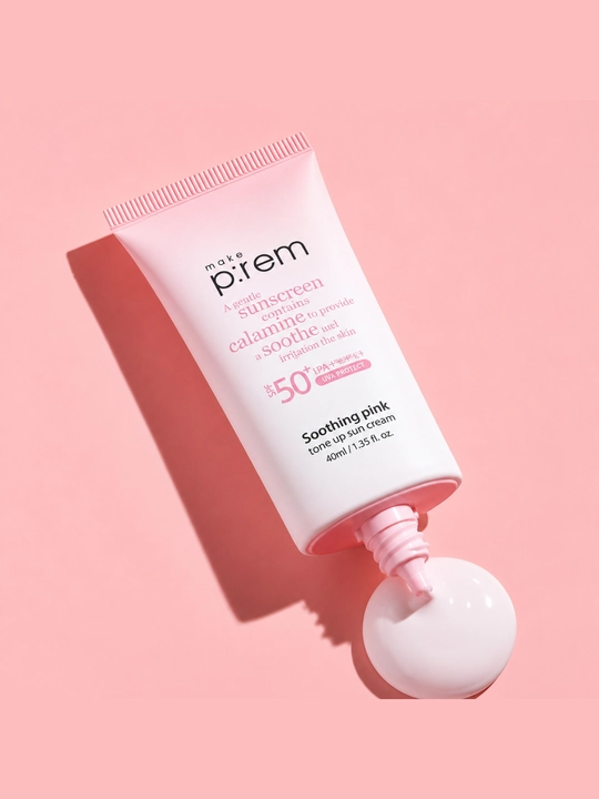 Prem spf 50+ Quyoshdan himoyalovchi krem, tiniqlashtiruvchi tusli krem